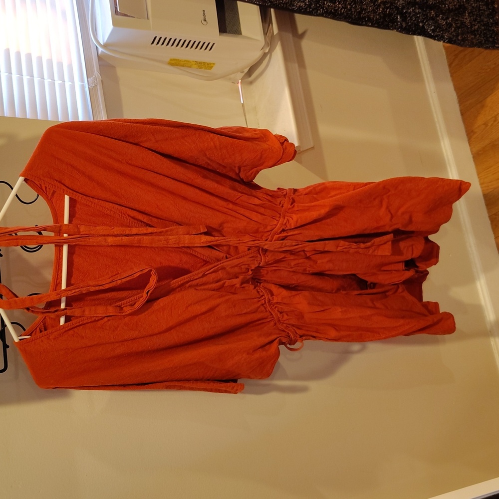 Oversized Orange Romper